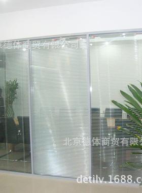 半成品隔86款玻璃室隔断办公室双层钢化deti86玻断璃隔断办隔公医