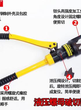 器厂家玉环环沪螺帽破切HHQ-HHQ-27227螺母破工坏4器五金手动具