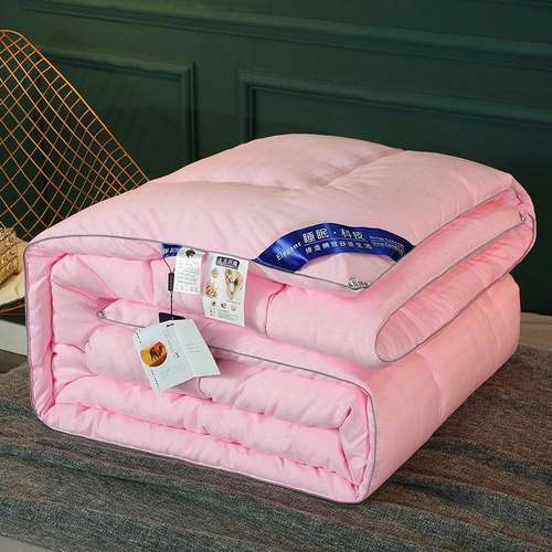 春秋大豆人纤维被礼冬被保品加厚懒人单暖双人被大豆纤维芯学生丝