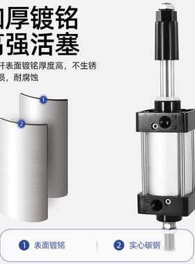 可调行程气/缸SC32J/4050/63/80/1000/125/10516/200代替亚德客