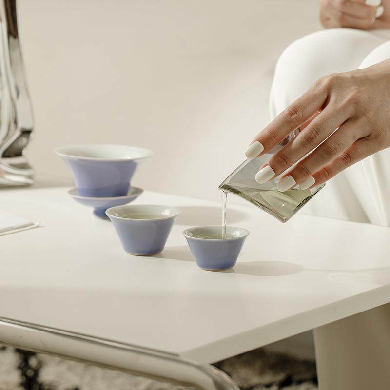 束夫刻式旅日行茶具LZV简客约陶瓷户外便携式包快杯功茶具小套装