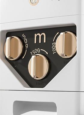 日自动出米密封UAC米计桶储米箱大容量旋钮出米加式厚储粮罐米量