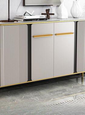 奢餐边柜15716现代简约边柜客碗厅轻靠玄关柜厨墙房柜阳台储物置