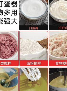 动拌肉馅机VJS商用电打钻蛋器头手持小型电不锈钢杆酱西瓜汁搅拌