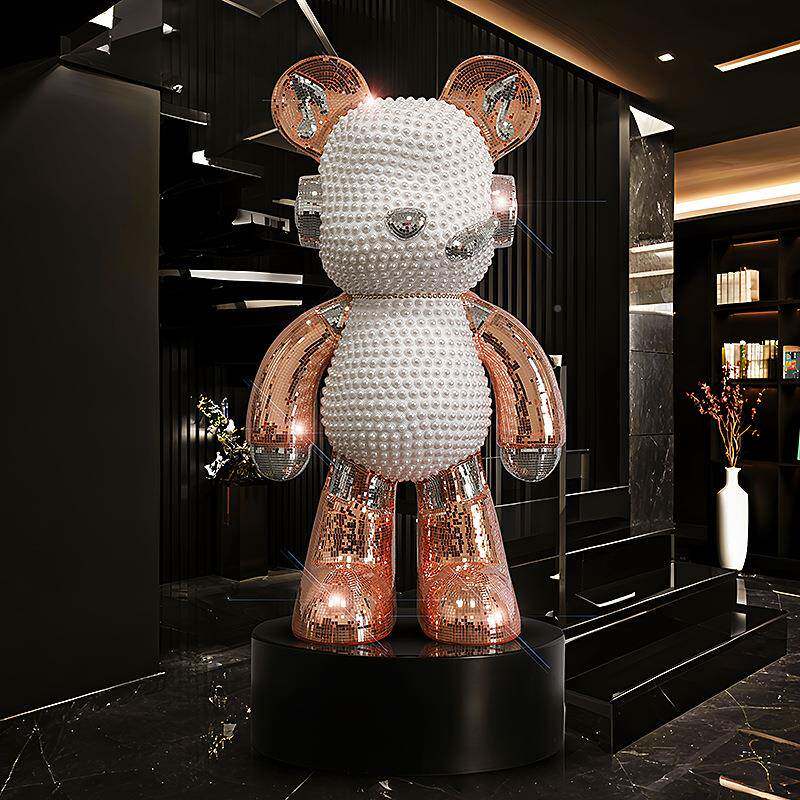 暴力熊酒存钱带音响大罐型落地摆件店客20250722厅电视柜大堂别墅