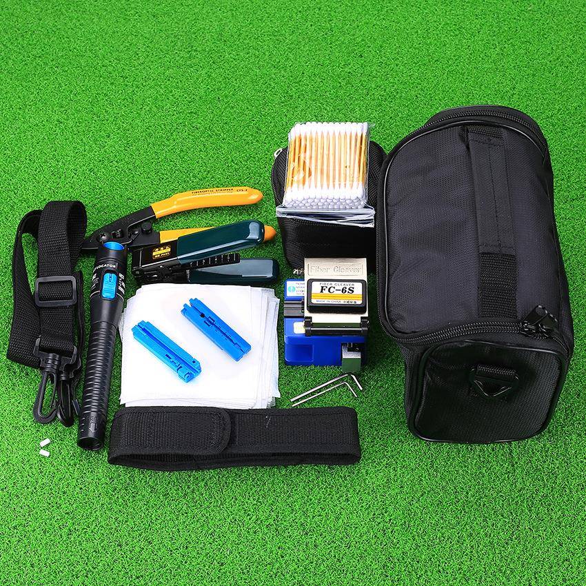 科路士光具纤冷接切工套装FC-6S裸纤器割刀红LJ-13光笔皮线开剥剥