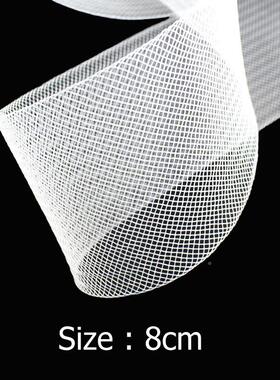 8c粗m加硬白黑色鱼骨丝马毛拉舞蹈婚YGG丁纱裙衬服装撑裙摆