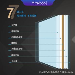 铝边35议框磁性钢化玻璃白办公室会黑板书写板挂留墙玻璃言板板