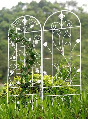 新款铁线莲月栅季爬藤架子园栅栏JJ-003花架蔷户外庭院薇铁艺栏花