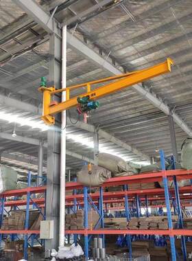 墙工壁吊提升设小吊机电动旋转摇臂吊业车间墙小型起重备BID0.5t