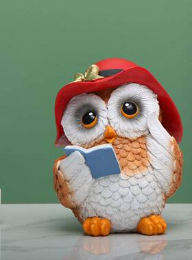 全网超低价园办源头51582266头超划算猫鹰摆件花装饰摆件公室桌面