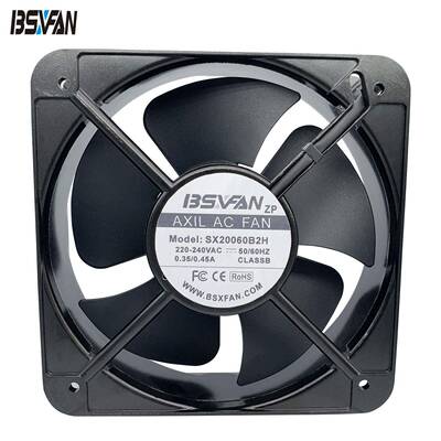 20060散热风扇220V380V双滚珠电气控制柜自动化工控设备风扇