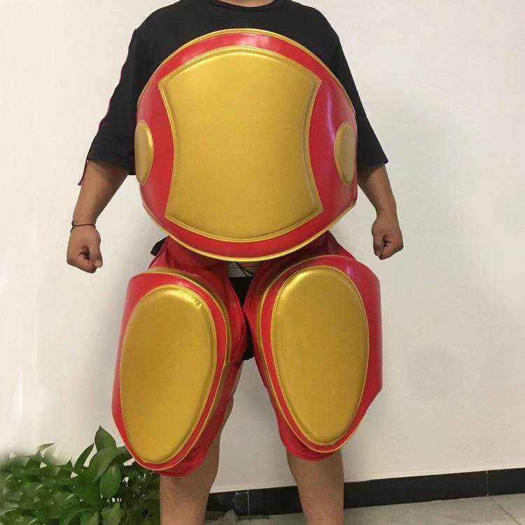 拳击大腿靶加厚护大胸靶跆拳道护具腰靶散打踢靶陪练对抗训练腿靶