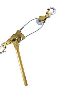 1T钢索绝缘棘轮紧线器1000牵引长820mm可带负荷伸缩升降收紧器