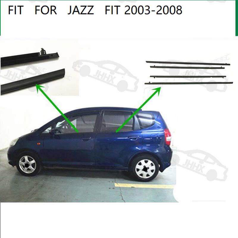 FIT/AZZ飞度2003-2008车窗玻璃外压条门防水黑饰条车窗玻璃密封条