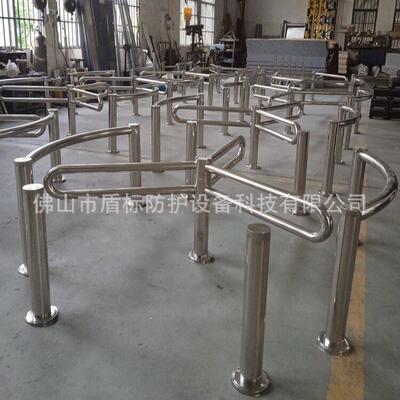 尺寸现做生产拦截阻挡只进不出向旋转门不锈钢加厚旋转闸