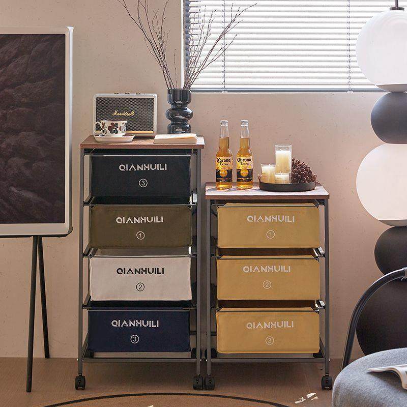 简约工业风帆布抽屉式收纳柜移动储物柜家居桌下整理柜置物架边柜,纺织面料/辅料/配套,纺织机械配件,淘宝优惠券,粉丝福利购,淘宝优惠卷