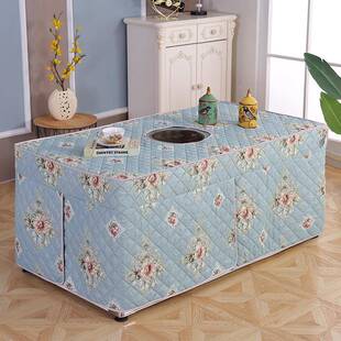 桌茶几罩加厚烤火罩长方形家用烤罩火罩暖炉罩套取暖桌F965655H罩