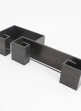 器黑檀木小红型木盆111架底景座茶壶奇石玉花瓶底座