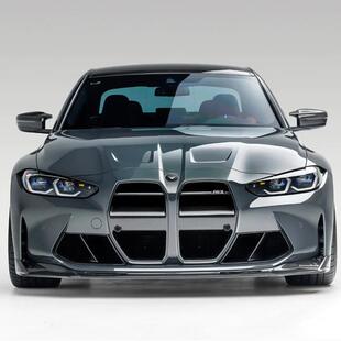 G82前杠扰流前唇后唇侧裙前 G8适6640 用于宝M马3 M4外观包围改装