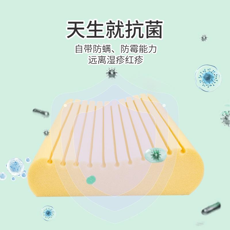 硅胶食品HEB级枕头水成人可颈枕护颈支撑透气防螨高洗椎温Q弹家用