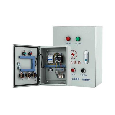 制水4KWAC38泵控制控箱全自动水位器液位浮球47.5111522KW三相380