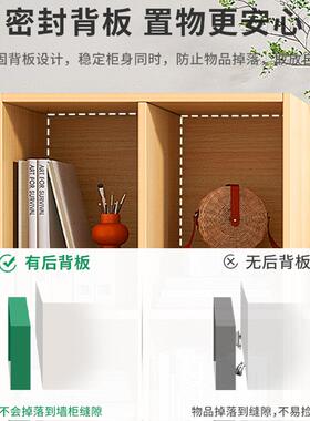 书架架RIR落地置物矮书柜室卧自由组格子柜合飘窗阳台收纳柜子储