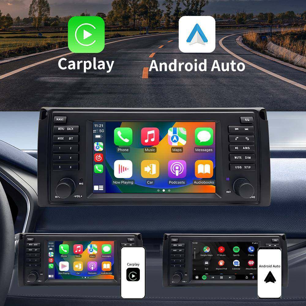 适3用宝马系X5E53E9M1615中控显示一大屏汽车载C5arplay导航体机