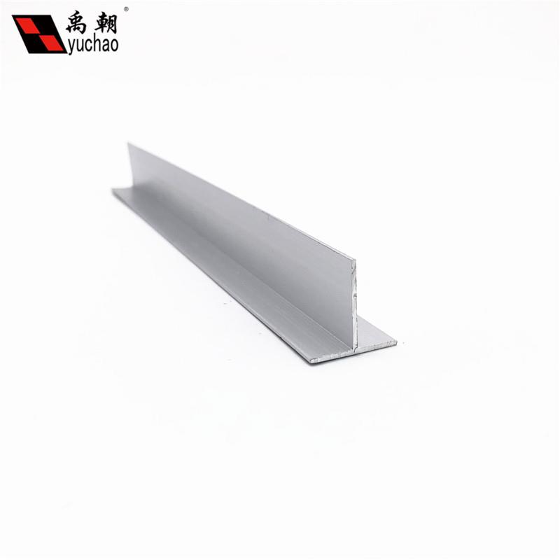 龙T型铝条20饰X20X1铝合型BQB材t型铝合金金包边装条吊顶骨压条收