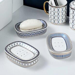 皂双盒创意陶瓷置层滤水肥沥卫936生间香水架洗手间物架