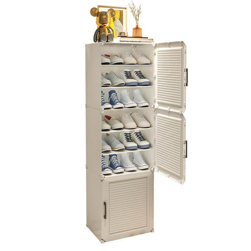 鞋架hs221116子家用2门口简易鞋器架楼收道鞋柜鞋纳神入门小窄新