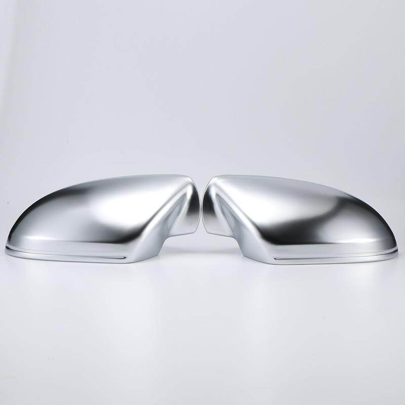 适用于奥视迪A6S6RS壳6C7C7.5DZYR007外改装镀铬倒车镜后镜电镀银