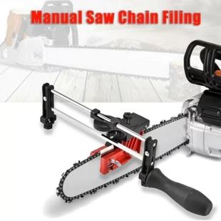 磨链刀油锯锂电器锯链条锉刀省力便捷推拉锉刀锉刀磨链锉锉器支架