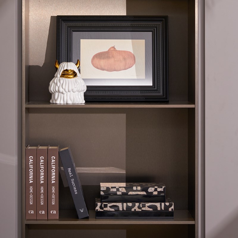 英式复古森系装饰桌面摆件ins风方F形香薰托盘咖啡店装饰氛围布置