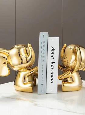 礼轻MMP奢档小飞象托盘入户玄关摆件钥匙收纳高装饰品客厅迁家居