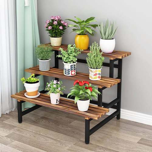 花架架子置物多层阳台客138厅户外庭院多室外肉防花腐木室内架花