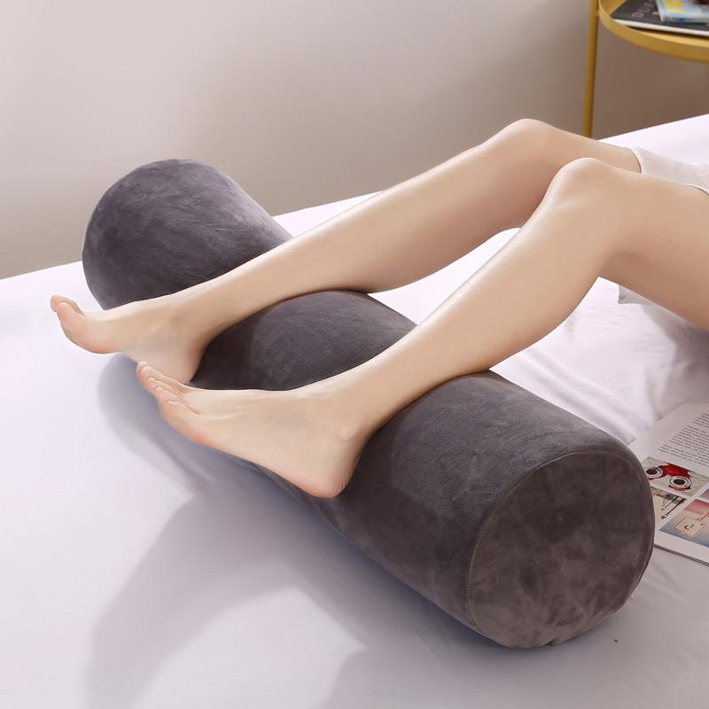 柱抱枕拆洗慢回F76MH6M9弹记忆圆棉睡觉抱枕可长女条枕生侧睡圆形