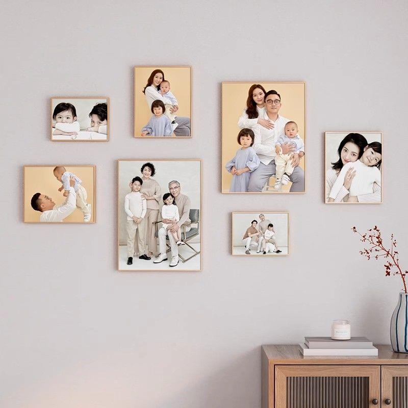 客厅墙面装饰墙相片餐相框挂墙相墙上厅组RJE合背景墙照片墙册创