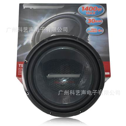 TS-W309D412寸汽车低音炮低音双音圈设计打造非凡音响升级体验
