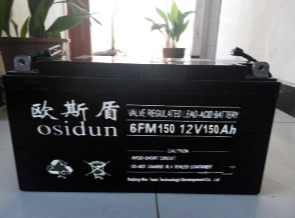 现货欧斯盾蓄电池6GFM100 欧斯盾12V100AH 包邮