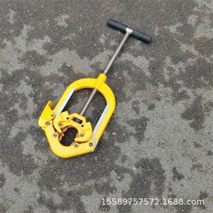 爱威夫不锈钢管切割机手动铰接式切管机6-8寸200mm铸铁管割管机