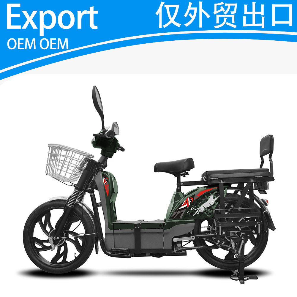 22寸06V00W电动自行车助力车锂电哈雷油刹出口外贸载重王外贸雪