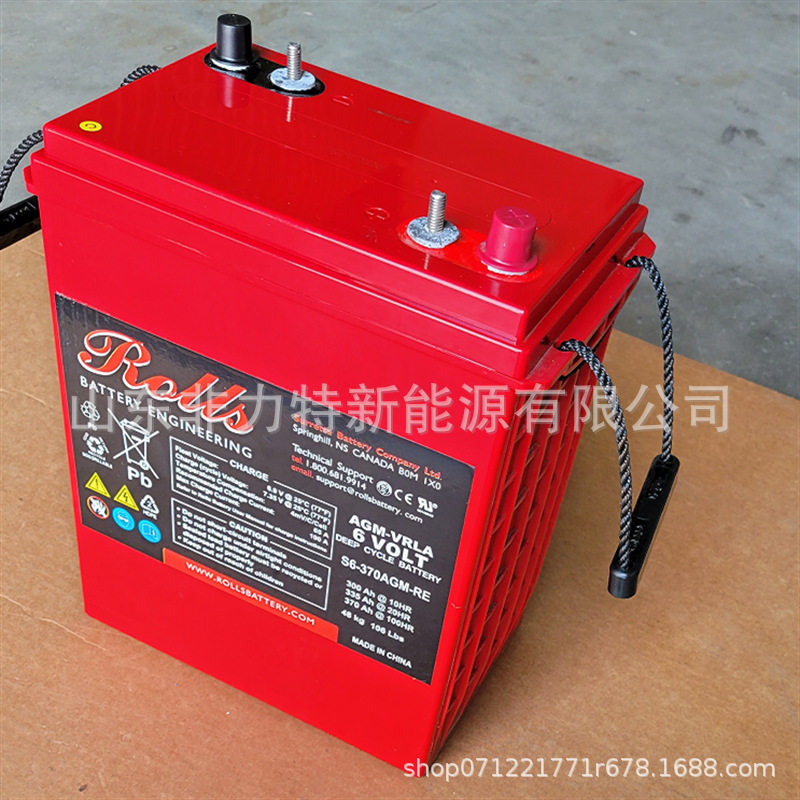 S6-370AGM-RE ROLLS加拿大蓄电池 6V335AH 工业自动化设备
