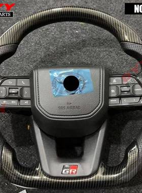 适用NX/RX/LX570/GX460升级LC向改装DOASLASO纤G老R碳方向盘桃木