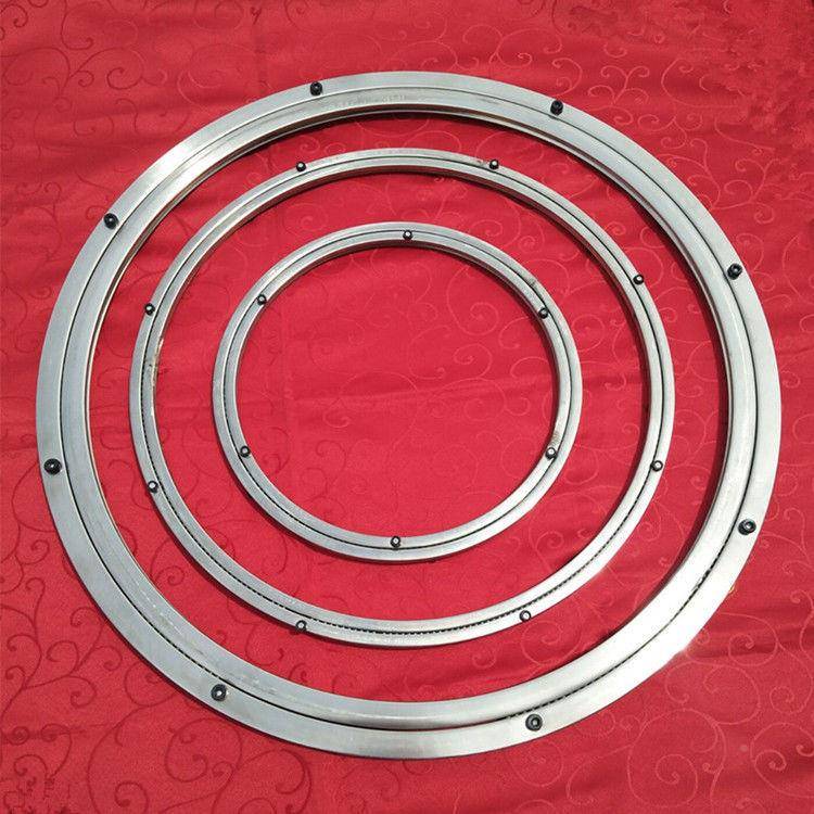 餐桌转底无品牌/座锈钢旋转底座酒店圆桌转轨芯家盘用不玻璃台面