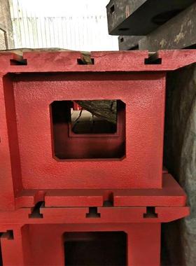 量大优惠机床高现辅助KVR货增高工作台铸铁T型槽垫加箱方箱加工专