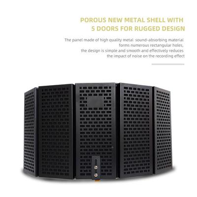 麦克风录音棚门三五门隔音罩话筒广PS-3播金属音降外壳吸音罩噪吸