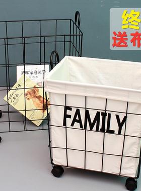 轻奢衣篮脏衣篓F5M5675T纳服收纳筐家用带盖收桶服装店脏衣脏衣篮