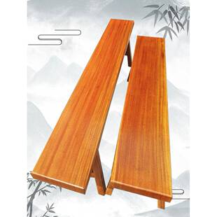 椅长配条凳实985木长板凳大板桌奥坎巴花子长凳套子换鞋凳