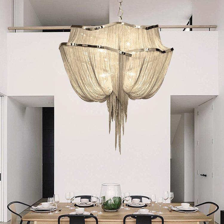 厂家直供苏别流墅链MS-10062酒吊店大堂餐厅吊灯创意现代简约大气